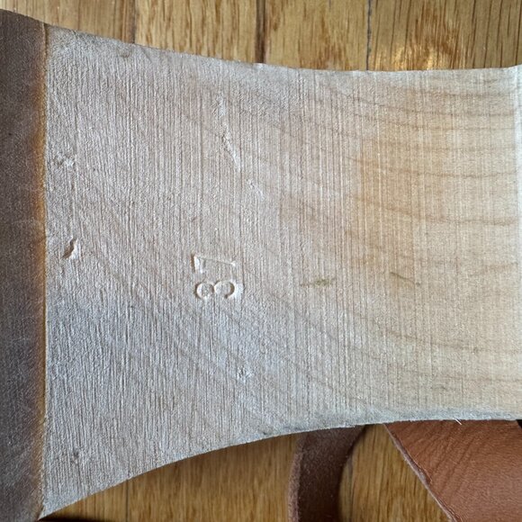 Swedish Hasbeens Covered Sandal Clog  - Nature - 37 - Picture 8 of 10